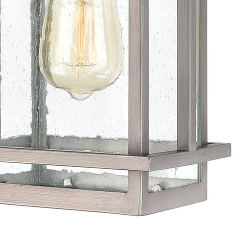 Elk Breckenridge 1 Light Sconce In Weathered Zinc Model: 46770/1