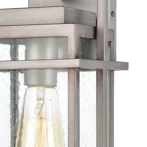 Elk Breckenridge 1 Light Sconce In Weathered Zinc Model: 46770/1