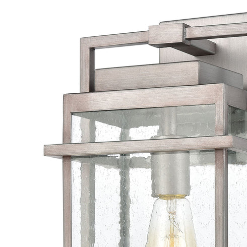 Elk Breckenridge 1 Light Sconce In Weathered Zinc Model: 46771/1