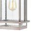 Elk Breckenridge 1 Light Sconce In Weathered Zinc Model: 46771/1
