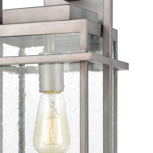 Elk Breckenridge 1 Light Sconce In Weathered Zinc Model: 46771/1
