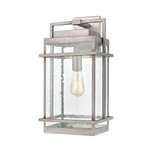 Elk Breckenridge 1 Light Sconce In Weathered Zinc Model: 46772/1