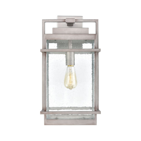 Elk Breckenridge 1 Light Sconce In Weathered Zinc Model: 46772/1