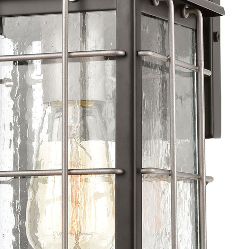 Elk Brewster 1 Light Sconce In Matte Black With Model: 46710/1