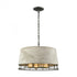 Elk Brocca 4 Light Chandelier In Silverdust Iron Model: 14319/4