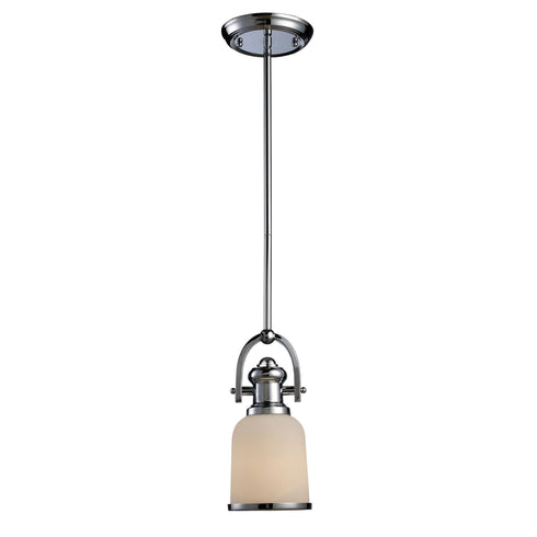 Elk Brooksdale 1 Light Mini Pendant In Polished Model: 66151-1
