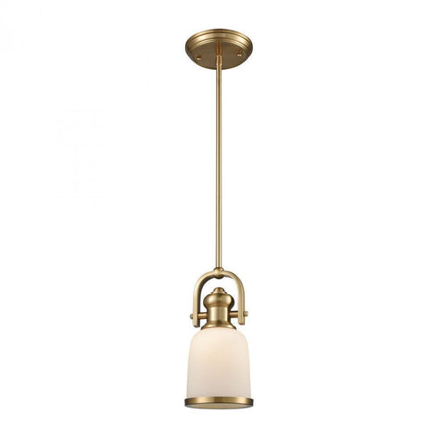 Elk Brooksdale 1 Light Mini Pendant In Satin Model: 66691-1