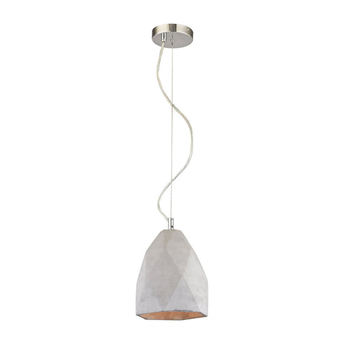 Elk Brutewood Tsar 1 Light Mini Pendant In Polished Model: D2953