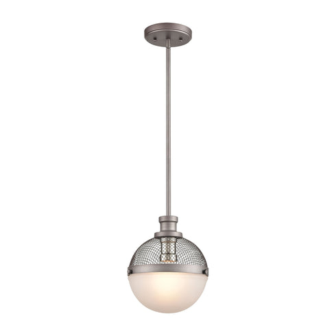 Elk Calabria 1 Light Mini Pendant In Weathered Model: 15555/1