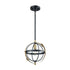 Elk Caldwell 1 Light Mini Pendant In Matte Black Model: 15284/1