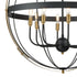 Elk Caldwell 8 Light Chandlier In Matte Black And Model: 15287/8