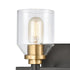 Elk Cambria 2 Light Vanity Light In Matte Black Model: 15401/2