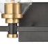 Elk Cambria 2 Light Vanity Light In Matte Black Model: 15401/2
