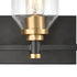 Elk Cambria 3 Light Vanity Light In Matte Black Model: 15402/3