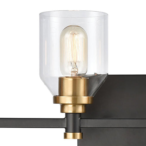 Elk Cambria 4 Light Vanity Light In Matte Black Model: 15403/4