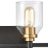 Elk Cambria 4 Light Vanity Light In Matte Black Model: 15403/4