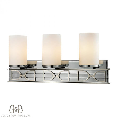 Elk Campolina 3 Light Bath Bar In Polished Chrome Model: 11742/3