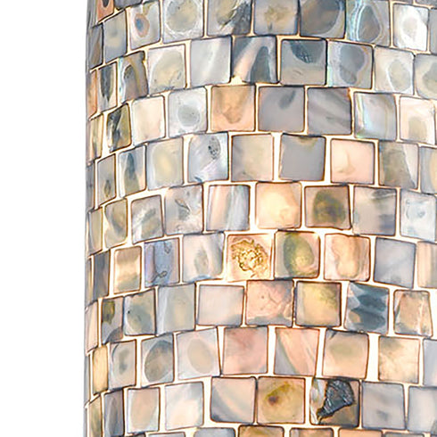 Elk Capri 1 Light Mini Pendant In Satin Nickel Model: 10552/1