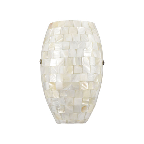Elk Capri 1 Light Sconce In Satin Nickel With Model: 10540/1