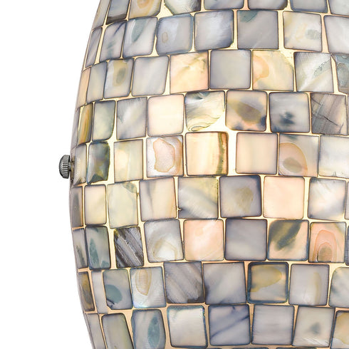 Elk Capri 1 Light Sconce In Satin Nickel With Model: 10550/1