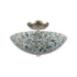 Elk Capri 3 Light Semi Flush Mount In Satin Model: 10551/3