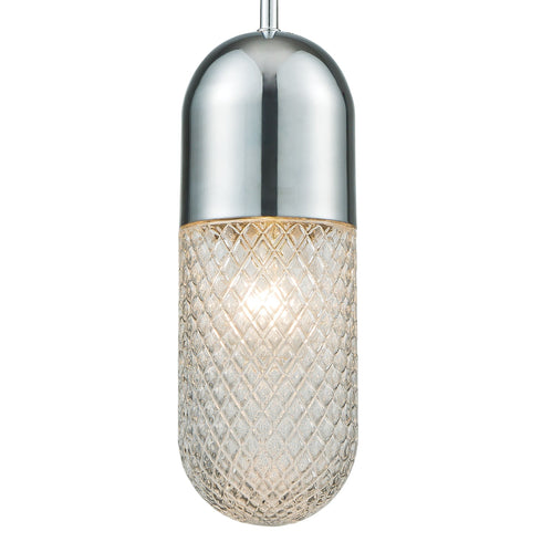 Elk Capsula 1 Light Mini Pendant In Polished Model: 56661/1