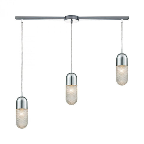 Elk Capsula 3 Light Linear Mini Pendant Fixture Model: 56661/3L