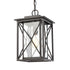 Elk Carriage Light 1 Light Hanging In Matte Black Model: 46753/1