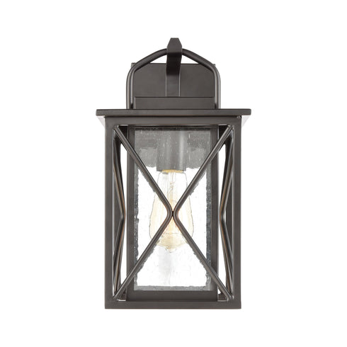 Elk Carriage Light 1 Light Sconce In Matte Black Model: 46750/1