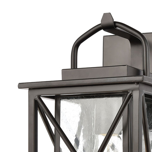 Elk Carriage Light 1 Light Sconce In Matte Black Model: 46750/1