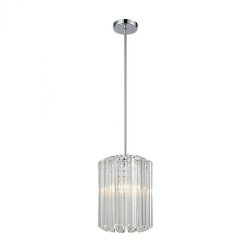 Elk Carrington 1 Light Mini Pendant In Polished Model: 46311/1