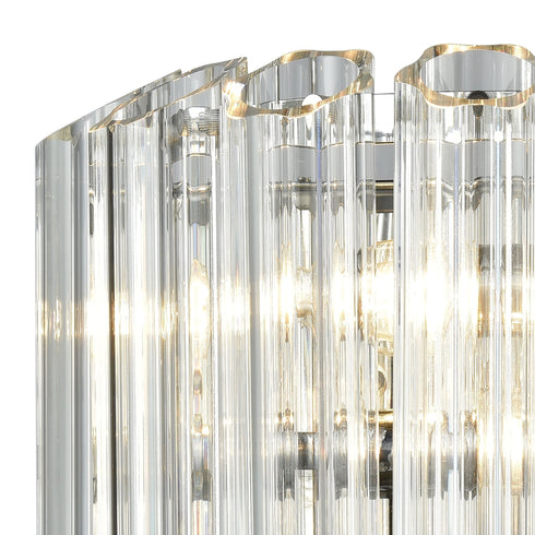 Elk Carrington 2 Light Sconce In Polished Chrome Model: 46310/2