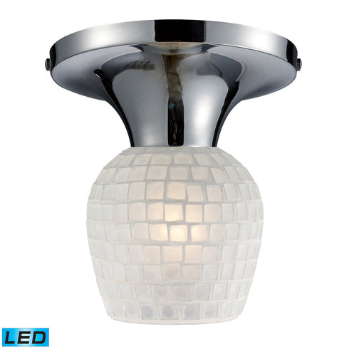 Elk Celina Semi Flush Mount Model: 10152/1PC-WHT-LED