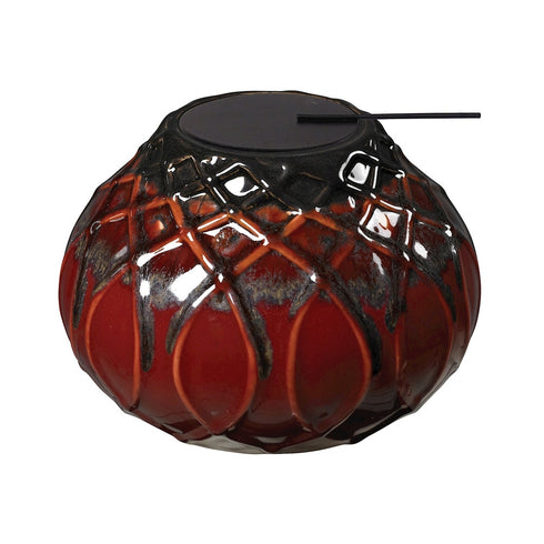 Elk Ceramic Tea Light In Red Model: 119-044