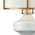 Elk Ceramique 1 Light Sconce In White And Antique Model: 33050/1
