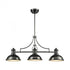 Elk Chadwick 1 Light Island Light In Black Nickel Model: 66605-3
