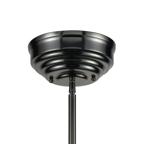 Elk Chadwick 1 Light Island Light In Black Nickel Model: 66605-3