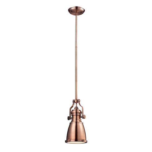 Elk Chadwick 1 Light Mini Pendant In Antique Model: 66149-1