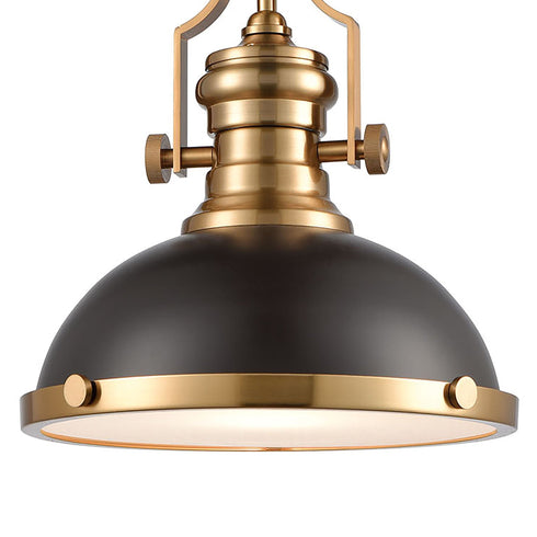 Elk Chadwick 1 Light Pendant In Oil Rubbed Bronze Model: 66614-1