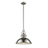 Elk Chadwick 1 Light Pendant In Satin Nickel With Model: 66128-1