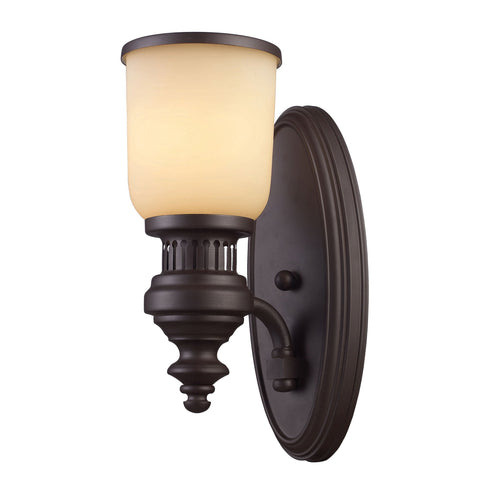 Elk Chadwick 1 Light Wall Lamp In Oiled Bronze Model: 66130-1