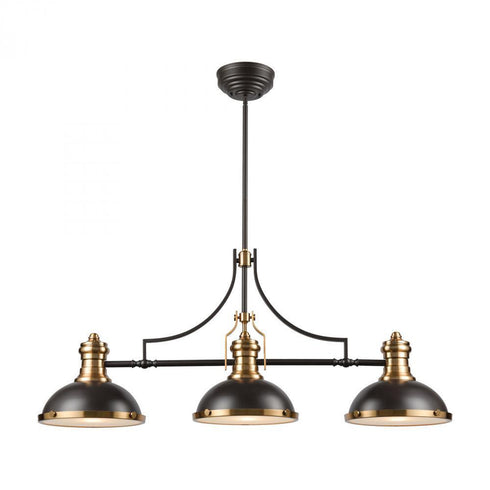 Elk Chadwick 3 Light Island Light In Oil Rubbed Model: 67217-3