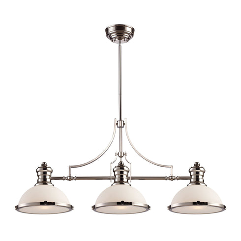 Elk Chadwick 3 Light Island Light In Polished Model: 66215-3