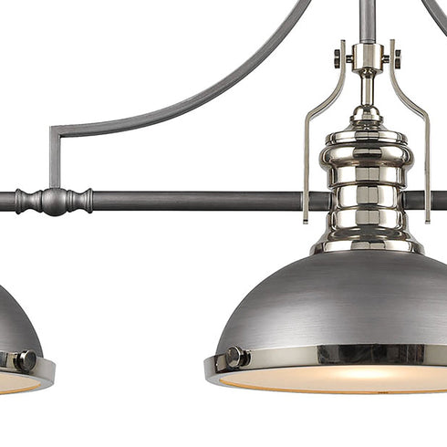 Elk Chadwick 3 Light Island Light In Weathered Model: 67237-3