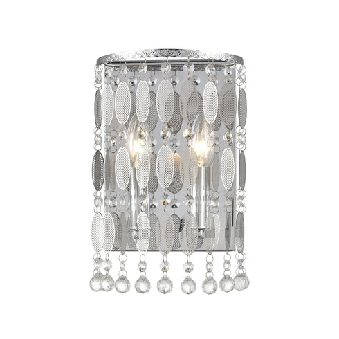Elk Chamelon 2 Light Sconce In Polished Chrome Model: 15380/2