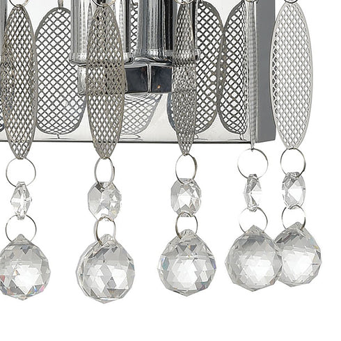 Elk Chamelon 2 Light Sconce In Polished Chrome Model: 15380/2