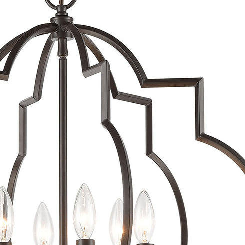 Elk Chandette 6 Light Chandlier In Oil Rubbed Model: 31818/6