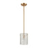 Elk Chiseled Ice 1 Light Mini Pendant In Satin Model: 60194/1