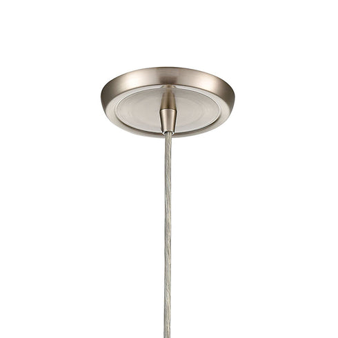 Elk Cirrus 1 Light Mini Pendant In Satin Nickel Model: 85214/1