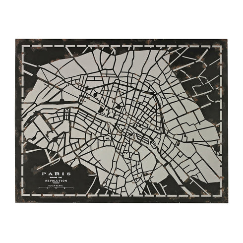 Elk City Map Of Paris Circa 1790 (laser Cut On Model: 51-10117